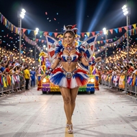 Costume de performance haut de gamme pour carnaval de Samba, sexy, avec ailes en plumes, pour défilé brésilien, tenue de scène pour showgirl, vêtements de danse sur mesure