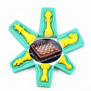 Chess Shape Fondant Silicone Mold and <b>Soap</b> Mold Candy Cake Chocolate Mold - Product Image 5