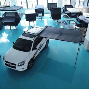 Auvent <span class=keywords><strong>de</strong></span> voiture premium 270 degrés, imperméable, en tissu Oxford, pare-soleil avec boîtier en aluminium pour le overlanding - Product Image 3