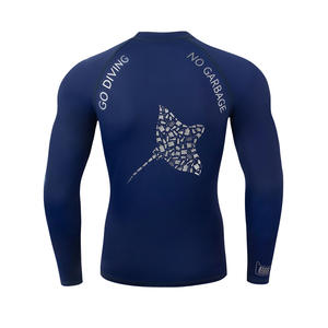 Maglia <span class=keywords><strong>Rash</strong></span> Guard Personalizzata DIVESTAR UPF 50+ Protezione Solare UV SPF Manica Lunga Asciugatura Rapida per Escursionismo, Surf, Immersione e Nuoto - Product Image 2