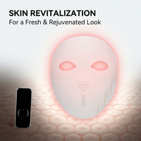 Masque facial LED anti-acné à lumière bleue 415nm avec technologie de soin de la peau à infrarouge proche 850nm 1072nm