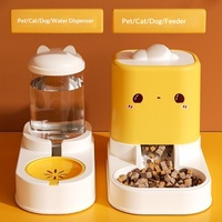 Distributeur d'eau automatique pour animaux de compagnie, bol flottant en PP, distributeur d'eau tout-en-un pour chats et chiens