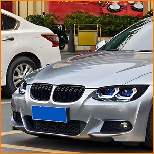 Faros Delanteros XCAT para <span class=keywords><strong>E92</strong></span> Coupé E93 Convertible 2007-2010, Estilo M3 Competition, Lente de Proyector Dual Bi-LED, Luces Diurnas LED Secuenciales, 12V - Product Image 6