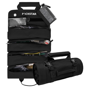 Bolsa <span class=keywords><strong>de</strong></span> Herramientas Enrollable <span class=keywords><strong>de</strong></span> Lona Resistente con 4 Bolsillos Grandes con Cierre, Organizador <span class=keywords><strong>de</strong></span> Herramientas Multiusos para Mecánico <span class=keywords><strong>de</strong></span> Automóviles, <span class=keywords><strong>Electricista</strong></span> - Product Image 6