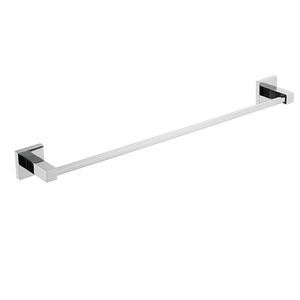 Porte-serviettes mural moderne à LED avec éclairage intégré, porte-serviettes de toilette lumineux, noir mat - Product Image 1