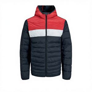 Chaqueta Acolchada de Lona con Parches, Estilo Urbano, Unisex, con Logotipo Personalizado, Ligera y Elegante, Nueva Llegada - Product Image 3