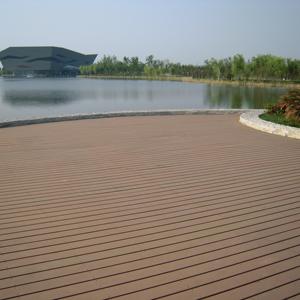 Thân thiện với môi trường hiện đại không thấm nước <span class=keywords><strong>WPC</strong></span> <span class=keywords><strong>decking</strong></span> với bảo hành 20 năm cho sử dụng ngoài trời - Product Image 4