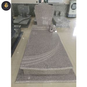 G664墓石ルーマニア墓石墓地クロスデザイン記念墓石花崗岩モニュメント - Product Image 1