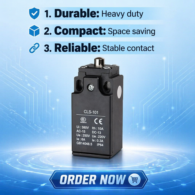 Side Rotary Adjustable Lever High Temperature Elevator Limit Switch for Elevator (CLS-131)