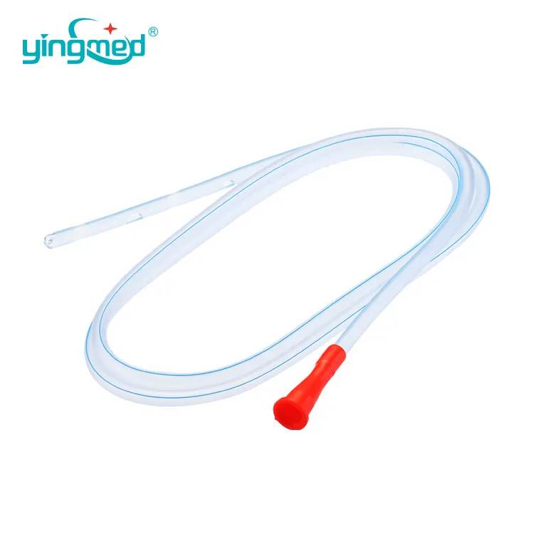 Medical disposable 12 18 size stomach duodenal pvc ryles tube with spigots