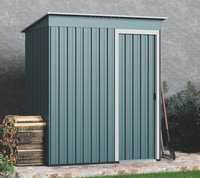Grand hangar de rangement préfabriqué en aluminium moderne et écologique pour jardin extérieur, facilement assemblable, imperméable et anti-rongeurs
