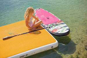 Plateforme aquatique gonflable Summer Best Island Hopper West Marine Paddle North Bote <span class=keywords><strong>Dock</strong></span> - Product Image 4