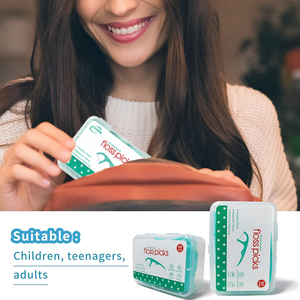 물 세척 사용자 정의 치아 Oem 재사용 가능한 민트 맛 Y 모양 치아 치실 선택 - Product Image 5