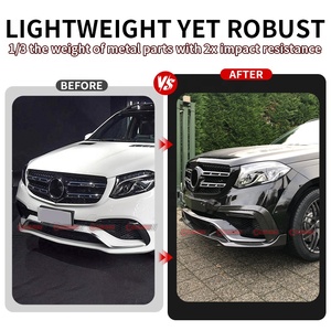 สำหรับ Mercedes GLS X166 อัพเกรดชุดแต่งสไตล์ BB คาร์บอนไฟเบอร์แห้ง  ลิ้นกันชนหน้า  พรีเพรก  สปลิตเตอร์กันชนหน้า  สปอยเลอร์คางหน้า  ขายตรงจากโรงงาน - Product Image 3