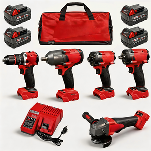 Kit professionnel de haute qualité 10-en-1, kit multifonction sans fil, kit complet, ensemble d'outils de réparation pour la maison - Product Image 1