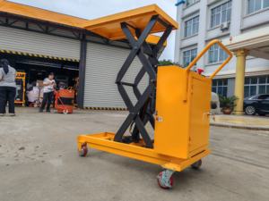 Montacargas Eléctrico con Plataforma Elevadora <span class=keywords><strong>JING</strong></span> <span class=keywords><strong>XIN</strong></span> LONG, Capacidad de 1000 kg, Altura Máxima de 1000 cm, Plataforma EVA - Product Image 3