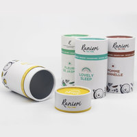 Emballages de thé en vrac écologiques de luxe personnalisés, boîtes en tube de papier pour grains de café, pour l'emballage du thé