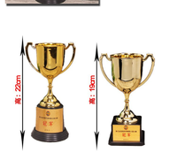 2025 Chine Usine En Gros En Plastique Personnalisé Étudiant Trophée 19cm et 22cm Meilleure Qualité Sport Coupe Trophée