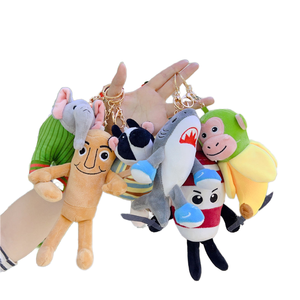 พวงกุญแจตุ๊กตาขนนุ่ม RT-202 ยอดนิยม ลายภูเขาและทะเล พร้อมแท่งไม้ ตัวตุ๊กตานุ่มมากและมีซับในแบบตาข่าย - Product Image 1