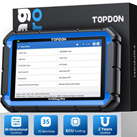 Outil de diagnostic bidirectionnel de niveau intermédiaire TOPDON ArtiDiag Pro V2.0 avec codage ECU, 35 fonctions de réinitialisation, DOIP CANFD