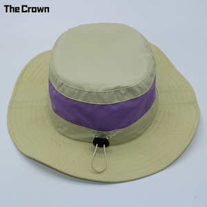 Custom Logo Vacation Bucket <b>Hat</b> With Adjustable Chin Strap And Drawstring Wholesale Bulk Sun <b>Hat</b> Manufacturer - Product Image 4