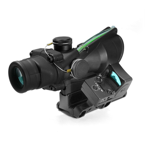 ขอบเขตออฟติกไฟเบอร์4x32สีแดง/เขียวสว่างเชฟรอนเส้นเล็งพร้อมจุดสีแดง <span class=keywords><strong>rmr</strong></span> ออฟเซ็ตสำหรับเมาท์20มม. - Product Image 4