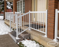 Rampe en aluminium de haute qualité Reilbu pour terrasse, jardin, balcon, escalier