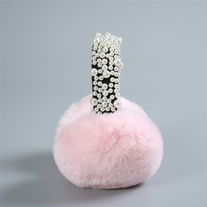 High Quality Keep Warm <strong>Women</strong> Pearl Fur <strong>Earmuffs</strong> for Winter 2020 - Product Image 3