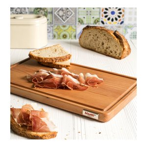 Tabla de cortar de madera (35x23cm) con bandeja para salsas natural 26300 - Product Image 2