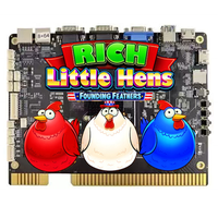 Carte de jeu PCB à monnayeur Rich Little Hens Vertical Skill Game Board Regular/Skill Preview pour machine de jeu d'arcade et d'amusement