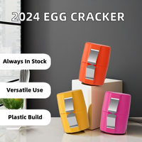 Vente Chaude Ouvre-Œuf Portable en Plastique Outil pour Casser les Œufs Nouvelle Idée Ustensile de Cuisson Incluant un Cuiseur à Œufs Durs et un Écaleur