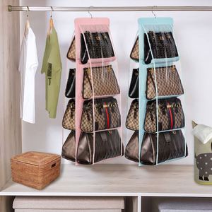 New Arrival Women's Hanging Purse Handbag Storage Organizers Best Durable Fabric Foldable for Wardrobe Use Factory Price Free - Product Image 6