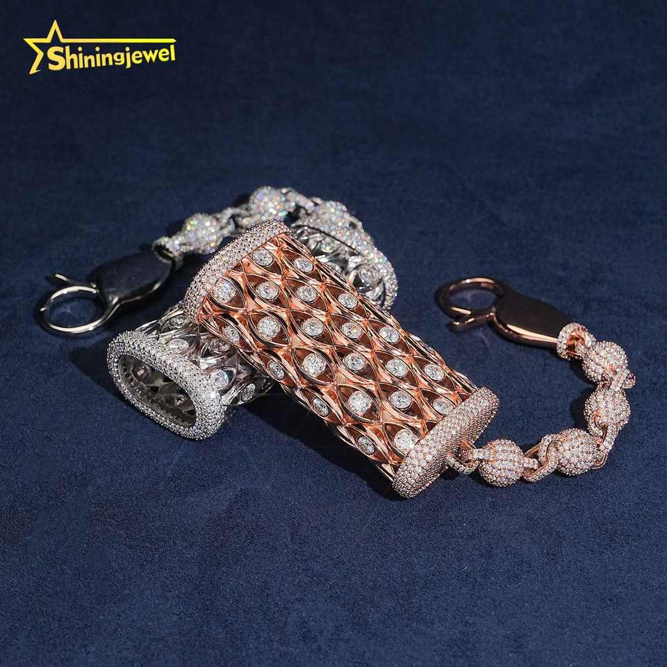 Crazy Eye Desgin Luxury VVS Diamond Lighter Case Bezel Iced Out Jewelry ...