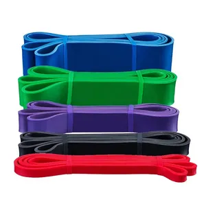 Factory Direct Heavy Duty Latex Resistance Band For Sport Strength Pull Up Assist Band Pilates Fitness Equipment
