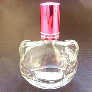 35ml Glas Katzen form Parfüm Flasche Glühbirne Zerstäuber Hersteller hergestellt in China