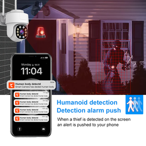 กล้องวงจรปิด2026 PTZ IP กล้องสีขาว jortan Tuya APP HD 3MP 2.4G WiFi Ampoule กลางแจ้งกันน้ำบ้านกล้องไร้สาย - Product Image 2