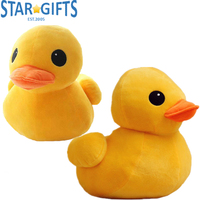Peluche Canard Jaune Moelleux, Jouet en Peluche Doux pour Enfants, Décoration de Table à la Maison, Cadeaux d'Anniversaire, Vente en Gros