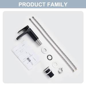 Grifo de Lavabo para Baño, Negro Mate Premium, Fabricado en China, Kaiping, con Certificación CUPC, CE, ISO9001, OEM - Product Image 6