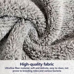 Chiffon de vaisselle en microfibre, serviette de cuisine en velours corail pour le nettoyage - Product Image 3