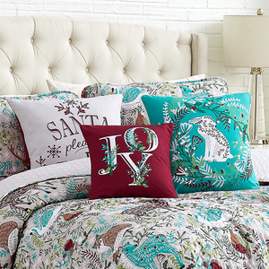 Khách Sạn Dệt Sang Trọng Mềm Sợi Nhỏ Bộ Đồ Giường Tấm Động Vật Chi Nhánh Giáng Sinh Bông Chăn Trải Giường Sang Trọng 4 Mảnh Bộ Đồ Giường Đặt - Product Image 2