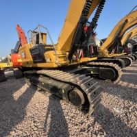 Excavatrice sur chenilles hydraulique Caterpillar CAT345GC d'occasion 45T, modèle original, en stock à vendre