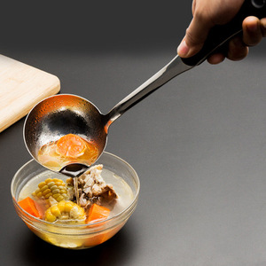 Cuchara Separadora de Grasa para Cocina, Colador de Grasa, Espumadera de <span class=keywords><strong>Acero</strong></span> <span class=keywords><strong>Inoxidable</strong></span>, Cucharón para Sopa - Product Image 2