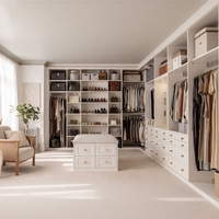 Dressing moderne et classique sur mesure, taille ajustable, idéal pour appartement et salon
