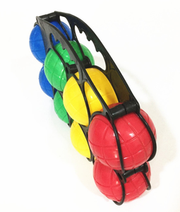 Ensemble de 8 boules de pétanque en plastique colorées, creuses et remplissables d'eau, pour la plage, le jardin, le pique-nique, les <span class=keywords><strong>jeux</strong></span> en <span class=keywords><strong>famille</strong></span> en plein air - Product Image 3