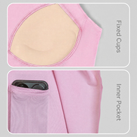 Ensemble de tennis pour femme : Soutien-gorge de sport et jupe plissée, ensemble de golf 2 pièces avec short intégré, coussinets rembourrés, taille haute, vêtements de sport personnalisables