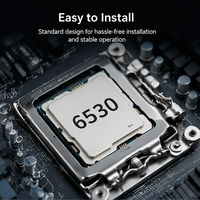 Prosesor CPU New Gold 6530 32C 2.1 hingga 4.0GHz 160MB TDP 270W DDR5 Stok Massal PCIe 5.0 Prosesor Server Database Komputasi Cloud