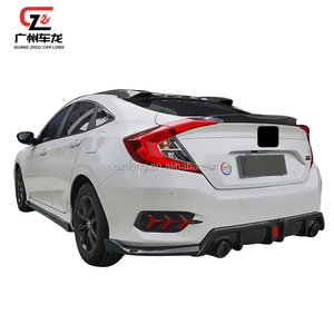 Alerón trasero de coche de gran venta, alerón trasero para maletero, estilo FR-510 para <span class=keywords><strong>Honda</strong></span> <span class=keywords><strong>Civic</strong></span> 2016-2020, alerón trasero de coche para <span class=keywords><strong>Honda</strong></span> <span class=keywords><strong>Civic</strong></span> de <span class=keywords><strong>10</strong></span>. ª <span class=keywords><strong>generación</strong></span> - Product Image 2