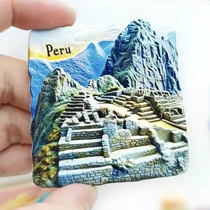 Imanes 3D para Refrigerador de Machu Picchu, Perú, América del Norte, Recuerdo Turístico, Colección de Pegatinas Magnéticas, Regalo Artesanal - Product Image 2