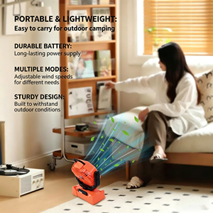 Portable Outdoor Camping With Mist Function Led <b>Light</b> Rechargeable Battery Operated Tent Fan for Travel Picnic - Product Image 4