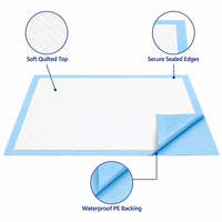 Tapis de toilette jetables pour chiens, fourniture d'usine, couche non tissée à absorption rapide, noyau super absorbant, protection de sol imperméable